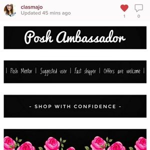 Ambassador status 👗👙👠👛